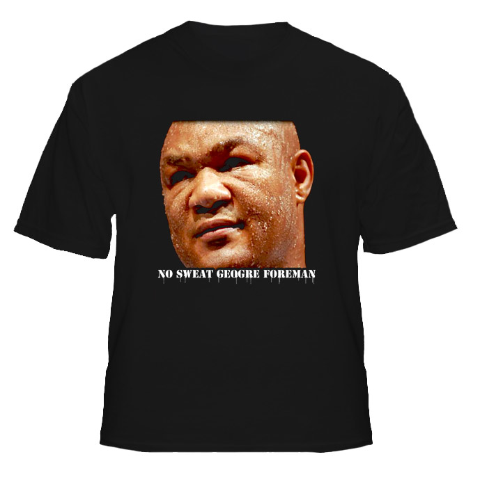 George Foreman No Sweat Boxing Champ Athlete T Shirt George Foreman No Sweat Boxing Champ Athlete T Shirt