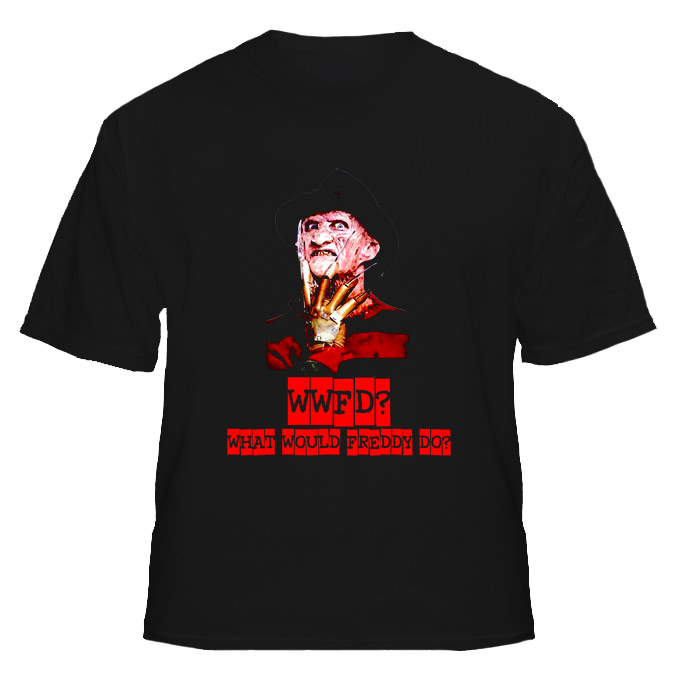 WWFD What Would Freddy Do Nightmare On Elm St T Shirt WWFD What Would Freddy Do Nightmare On Elm St T Shirt