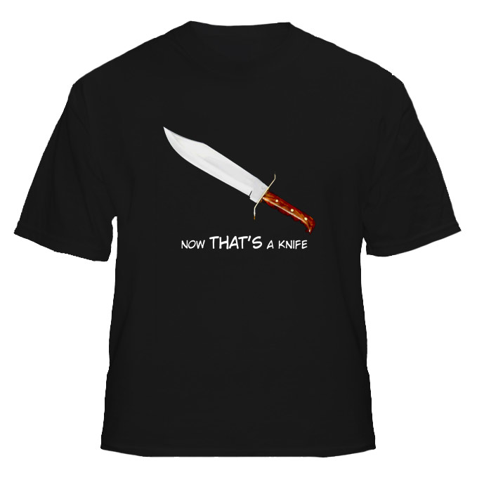 Crocodile Dundee Now THAT's A Knife Funny T Shirt Crocodile Dundee Now THAT's A Knife Funny T Shirt