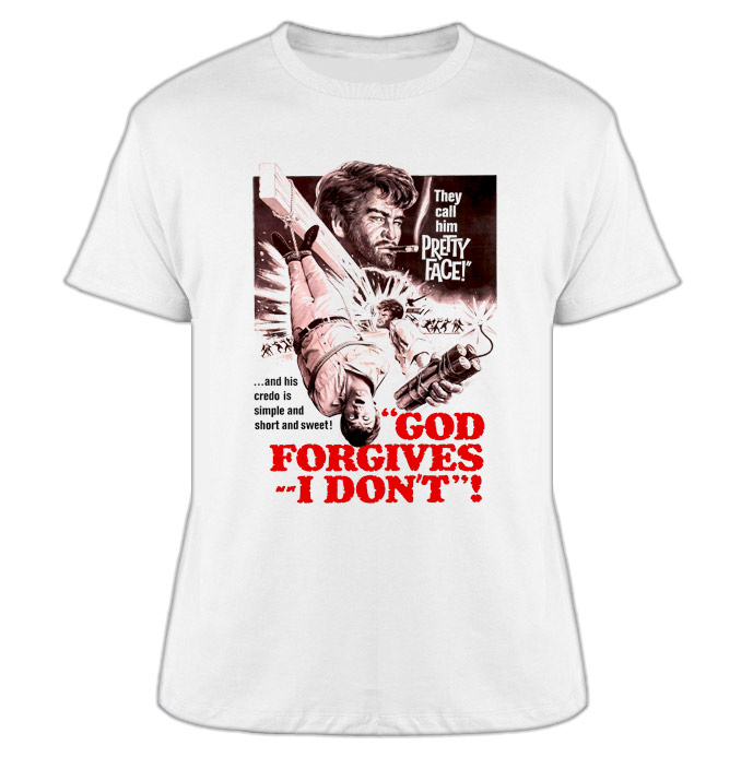 God Forgives I Don't Blood River Spaghetti Western T Shirt God Forgives I Don't Blood River Spaghetti Western T Shirt