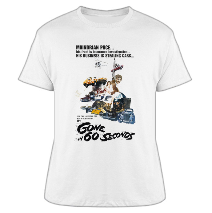 Gone In 60 Seconds Retro Movie 70s Cars T Shirt Gone In 60 Seconds Retro Movie 70s Cars T Shirt