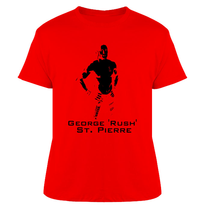George St Pierre Rush Mma Fighter Quebec T Shirt George St Pierre Rush Mma Fighter Quebec T Shirt