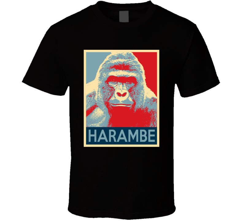 Harambe Gorilla Zoo RIP Pray Hope T Shirt Harambe Gorilla Zoo RIP Pray Hope T Shirt