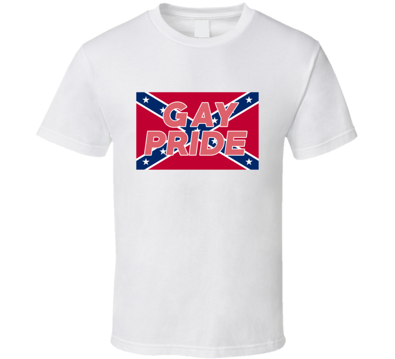 Gay Pride Confederate Flag Parody LGBT Proud Funny T Shirt Gay Pride Confederate Flag Parody LGBT Proud Funny T Shirt