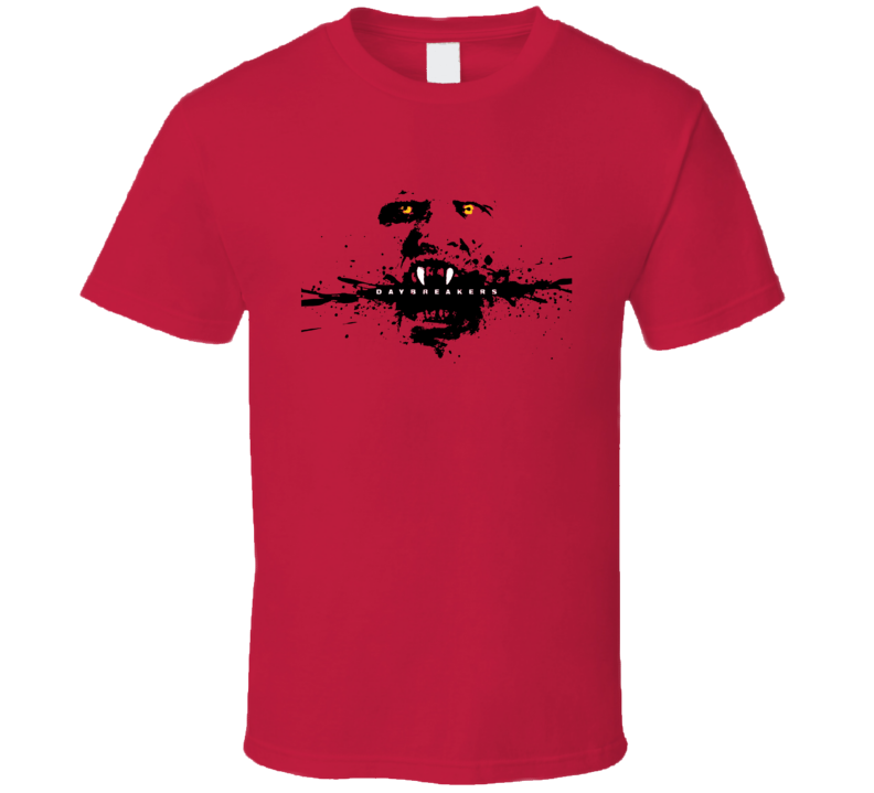 Daybreakers Vampire Movie Scary Trending Poster Fan T Shirt Daybreakers Vampire Movie Scary Trending Poster Fan T Shirt