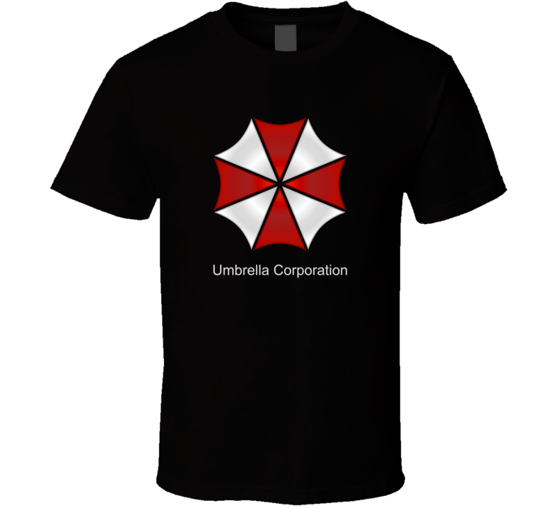 Umbrella Corporation Resident Evil Zombie Movie Parody Fan T Shirt Umbrella Corporation Resident Evil Zombie Movie Parody Fan T Shirt