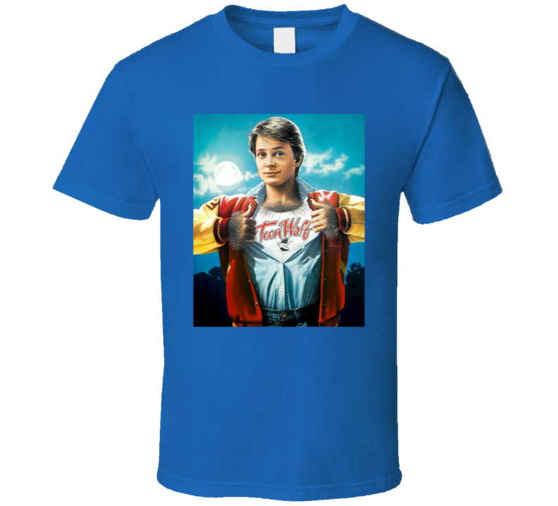 Teen Wolf 80s Comedy Werewolf Movie Funny Fan T Shirt Teen Wolf 80s Comedy Werewolf Movie Funny Fan T Shirt