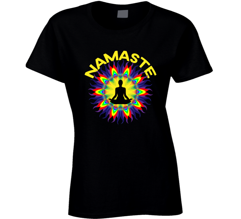 Namaste Yoga Gym Workout Fitness T Shirt Namaste Yoga Gym Workout Fitness T Shirt
