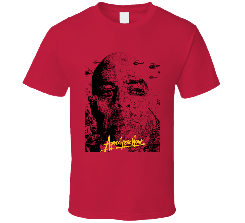 Apocalypse Now Marlon Brando 70s War Epic Classic Movie Fan T Shirt Apocalypse Now Marlon Brando 70s War Epic Classic Movie Fan T Shirt