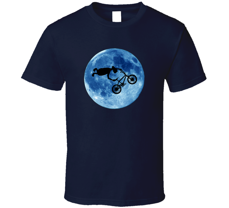 ET Bike Jump Extreme Freestyle Parody Movie Fan T Shirt ET Bike Jump Extreme Freestyle Parody Movie Fan T Shirt