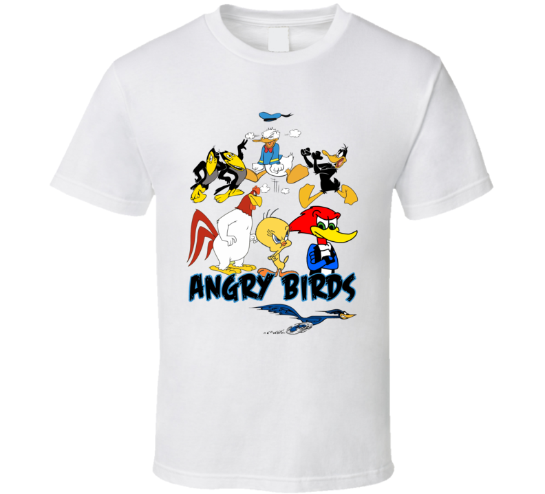 Cartoon Birds Parody Angry Funny Ducks Roadrunner Fan T Shirt Cartoon Birds Parody Angry Funny Ducks Roadrunner Fan T Shirt