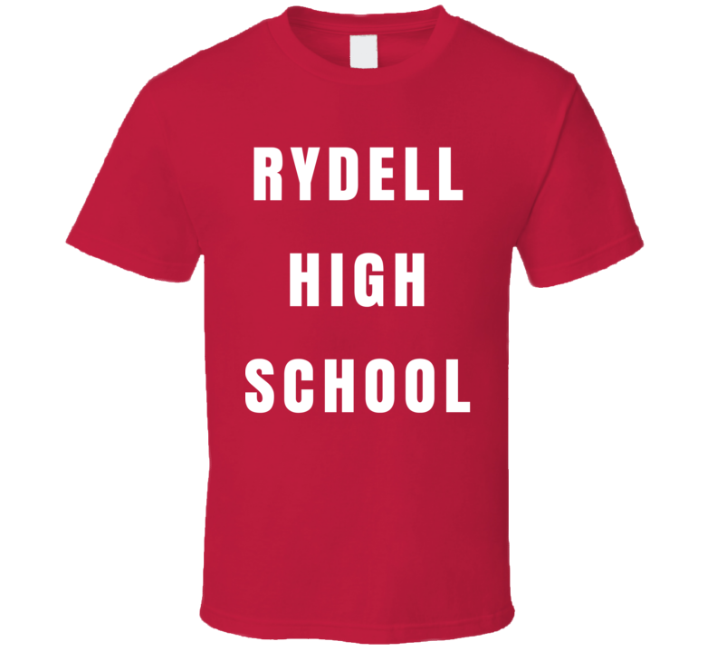 Rydell High School Grease Parody 70s Movie Funny Fan T Shirt Rydell High School Grease Parody 70s Movie Funny Fan T Shirt