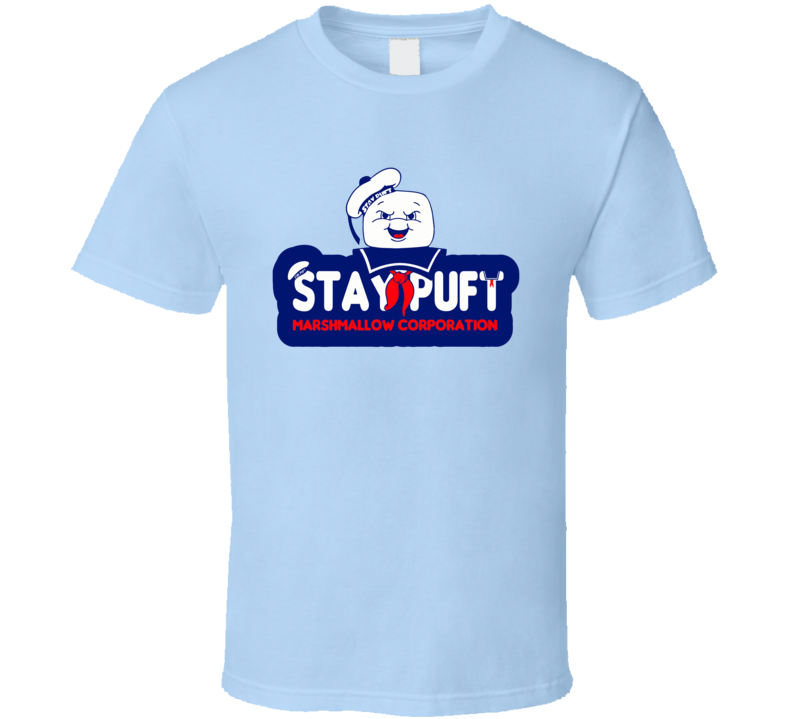 Stay Puft Marshmallow Ghostbusters Funny Movie Parody Fan T Shirt Stay Puft Marshmallow Ghostbusters Funny Movie Parody Fan T Shirt