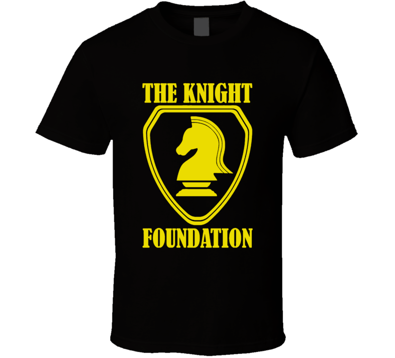 The Knight Foundation Knight Rider TV Movie Fan Parody T Shirt The Knight Foundation Knight Rider TV Movie Fan Parody T Shirt