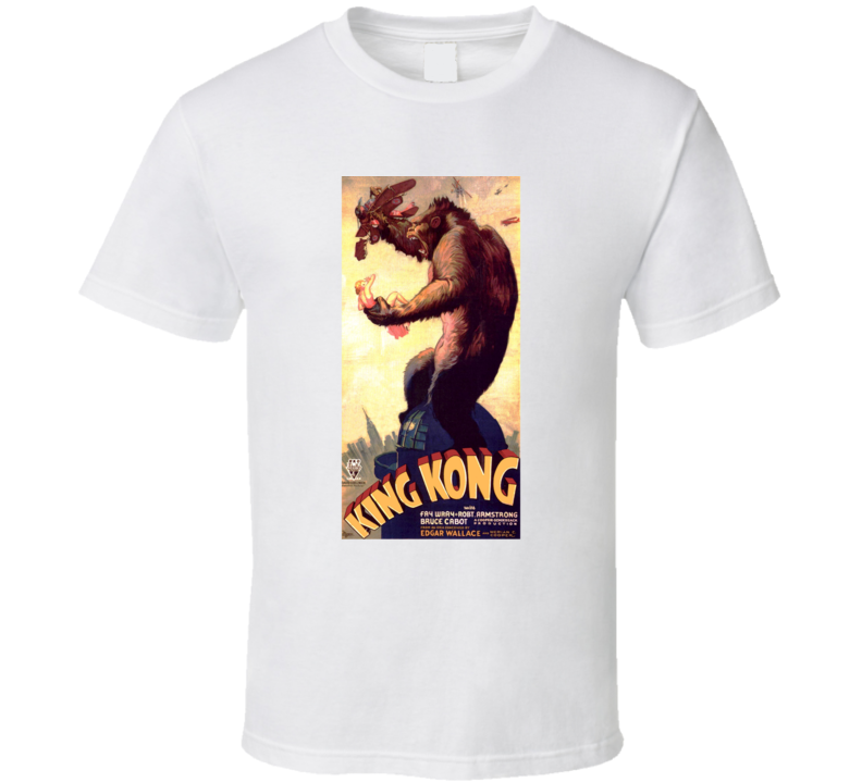 King Kong Original 1933 Iconic Movie Poster Vintage Fan T Shirt King Kong Original 1933 Iconic Movie Poster Vintage Fan T Shirt