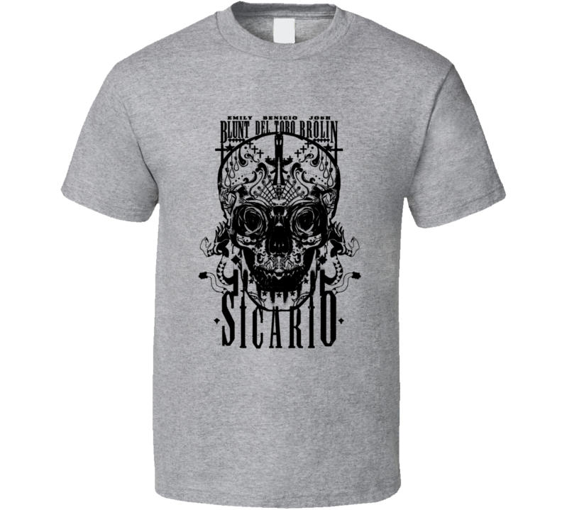 Sicario Mexican Drug Cartel Movie Fan T Shirt Sicario Mexican Drug Cartel Movie Fan T Shirt