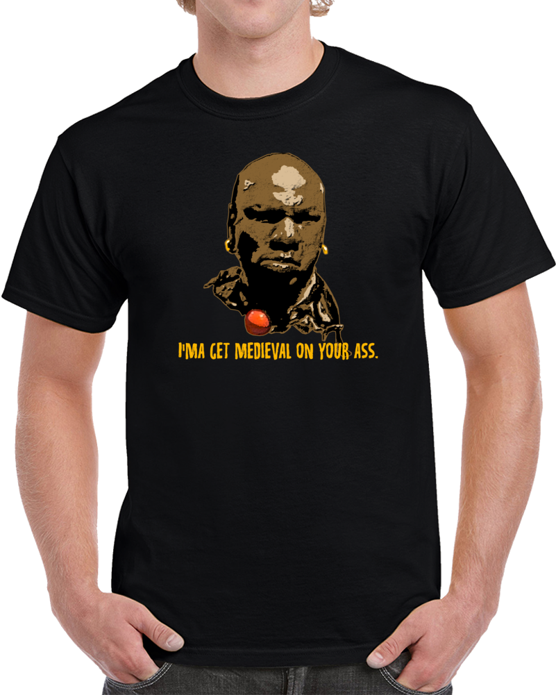 Marcellos Wallace Medieval Pulp Fiction Parody Funny Movie T Shirt Marcellos Wallace Medieval Pulp Fiction Parody Funny Movie T Shirt