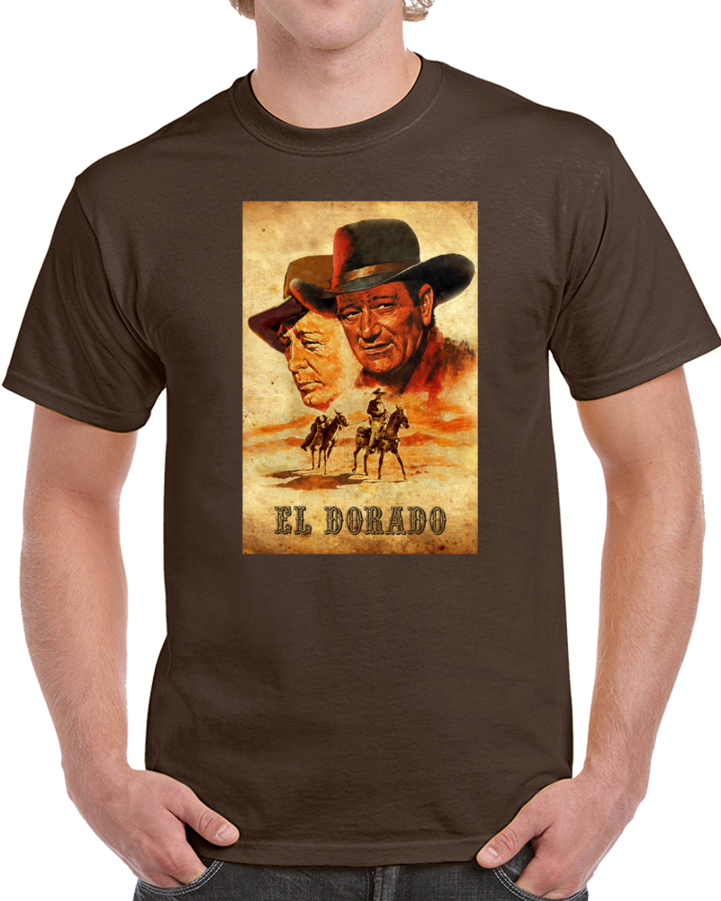 El Dorado 60s Western Classic Hawks Vintage Movie Fan T Shirt El Dorado 60s Western Classic Hawks Vintage Movie Fan T Shirt