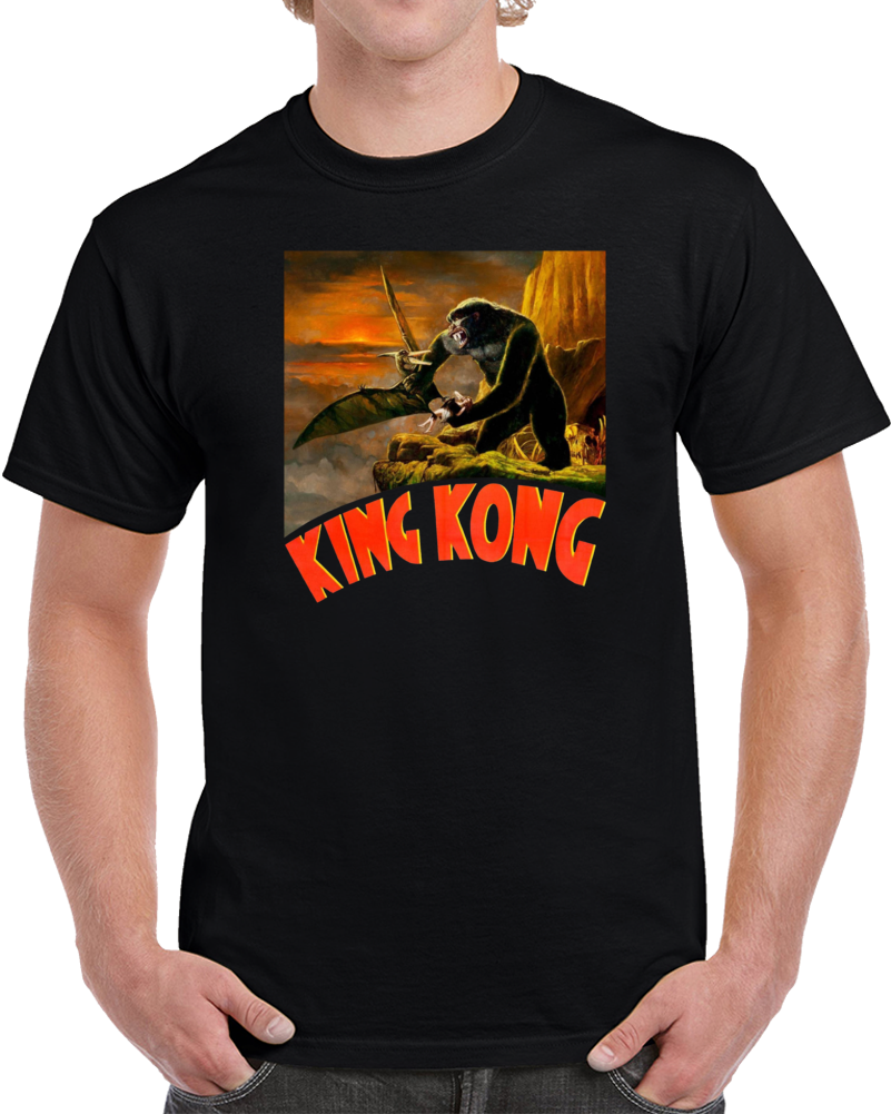King Kong 1933 Classic Cult Monster Movie Fan T Shirt King Kong 1933 Classic Cult Monster Movie Fan T Shirt