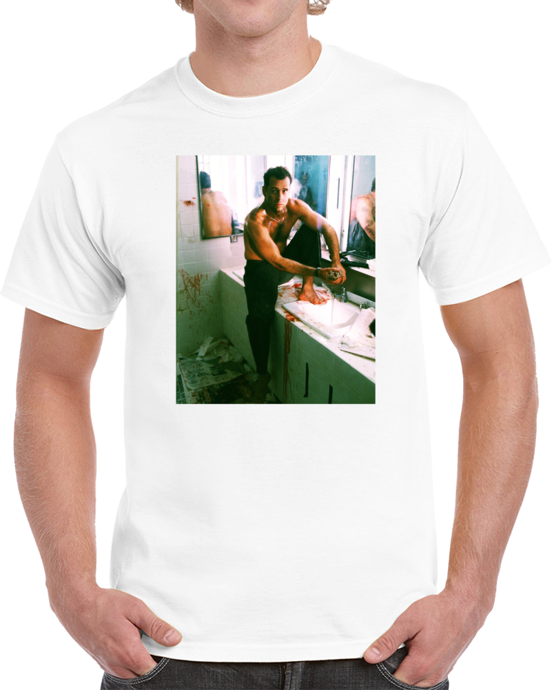 John Mcclane Die Hard Bruce Willis Action Legend Movie Fan T Shirt John Mcclane Die Hard Bruce Willis Action Legend Movie Fan T Shirt