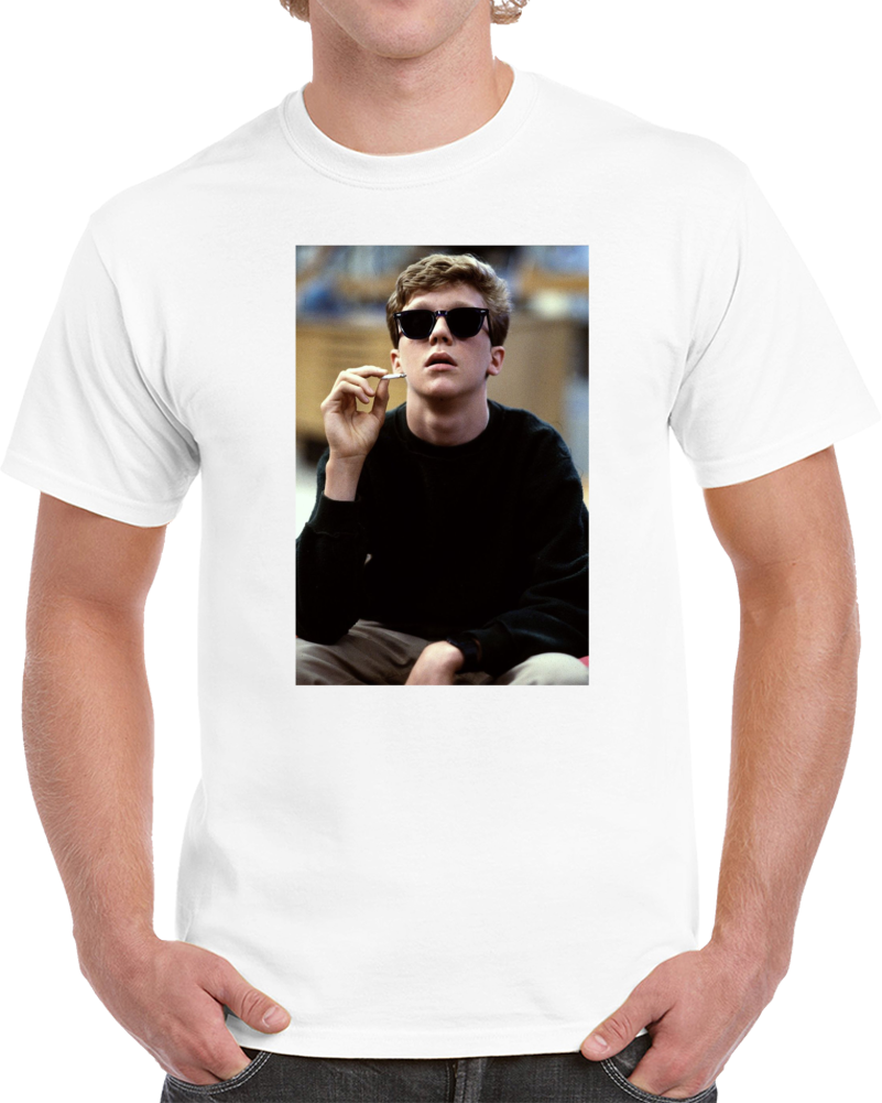 Breakfast Club Anthony Michael Hall Smoking Joint Funny Movie Classic Fan Parody T Shirt Breakfast Club Anthony Michael Hall Smoking Joint Funny Movie Classic Fan Parody T Shirt