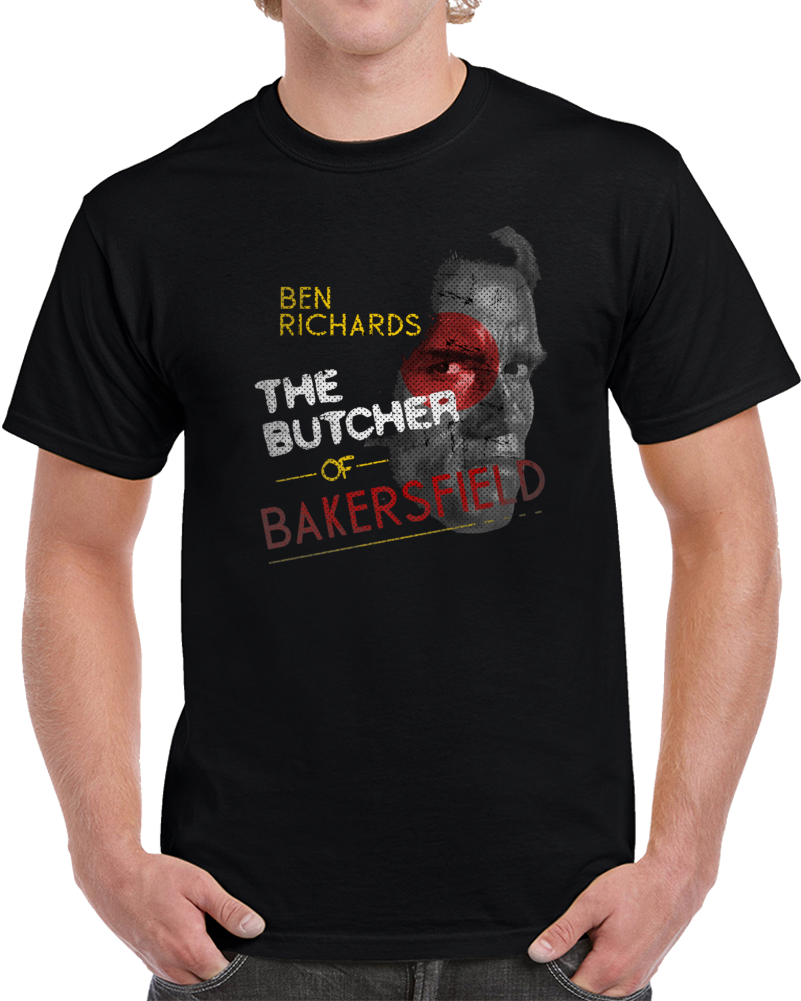 Running Man Arnold Butcher Of Bakersfield King Movie Fan T Shirt Running Man Arnold Butcher Of Bakersfield King Movie Fan T Shirt