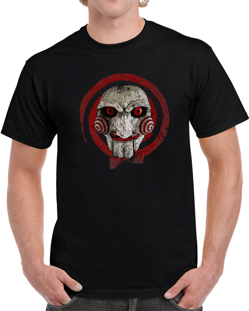 Jigsaw Saw Horror Thriller Cult Classic Movie Fan T Shirt Jigsaw Saw Horror Thriller Cult Classic Movie Fan T Shirt