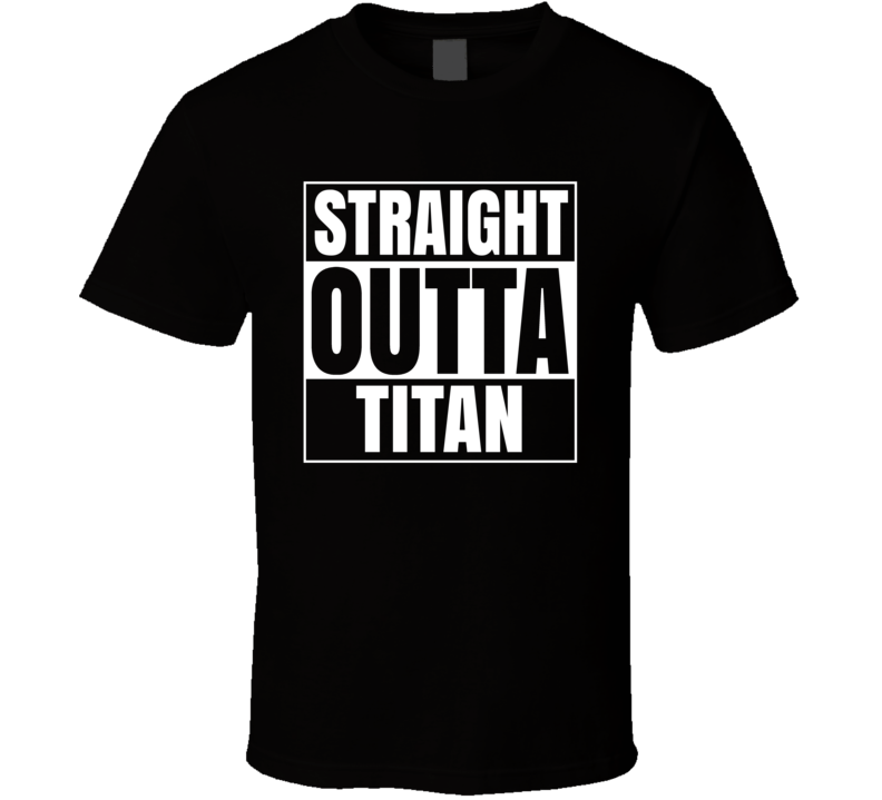 Straight Outta Titan Thanos Villain Cool Movie Fan T Shirt Straight Outta Titan Thanos Villain Cool Movie Fan T Shirt