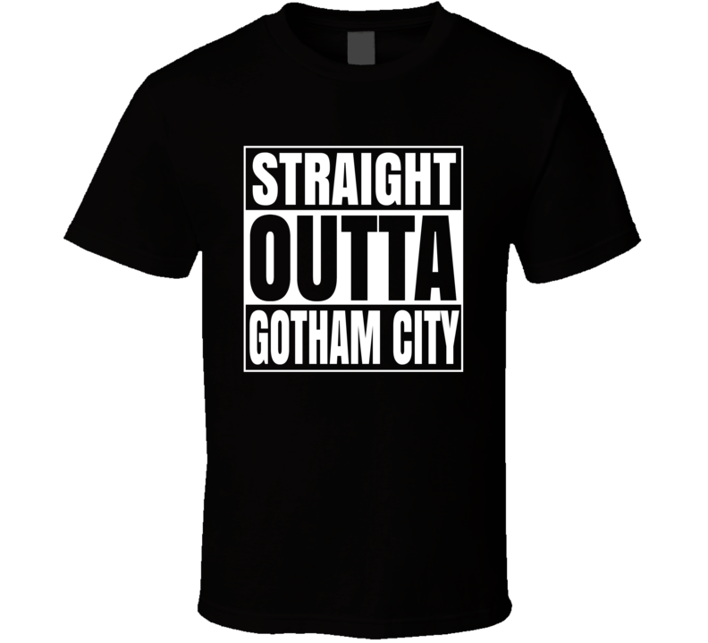 Straight Outta Gotham City Batman Comic Superfan Cool T Shirt Straight Outta Gotham City Batman Comic Superfan Cool T Shirt