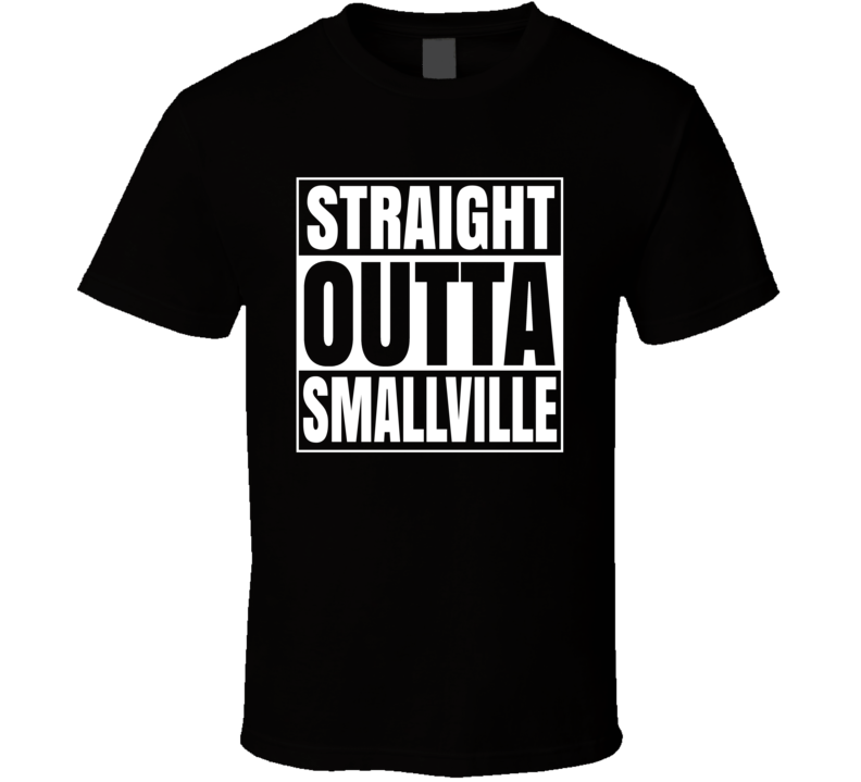 Straight Outta Smallville Superman Comic Superfan Cool T Shirt Straight Outta Smallville Superman Comic Superfan Cool T Shirt