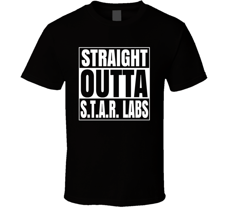 Straight Outta Star Labs Comic Superfan Cool T Shirt Straight Outta Star Labs Comic Superfan Cool T Shirt
