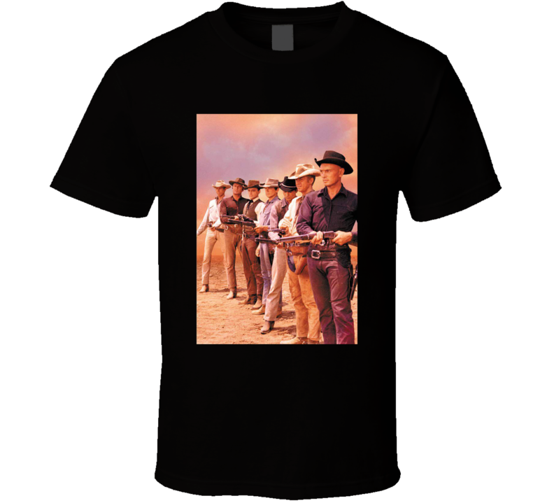 The Magnificent Seven 1960 Western Cowboy Movie Fan Cool T Shirt The Magnificent Seven 1960 Western Cowboy Movie Fan Cool T Shirt
