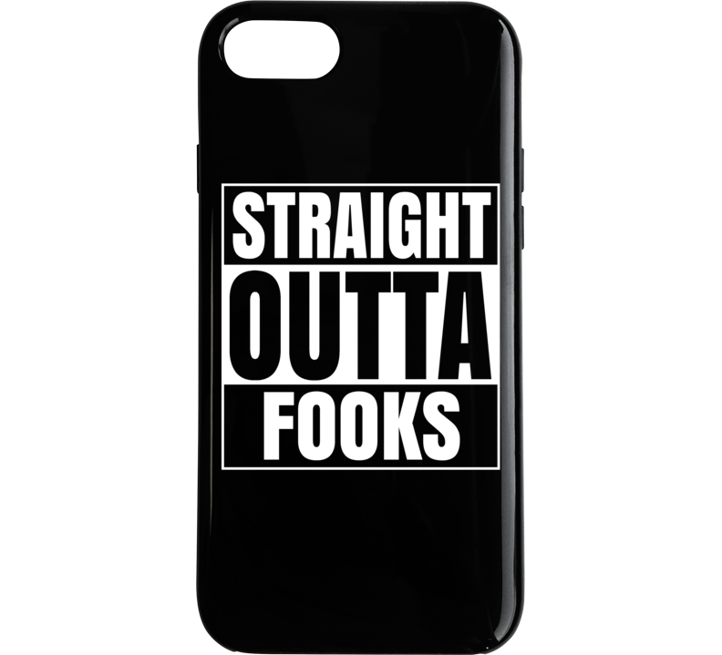 Straight Outta Fooks Non Given Funny Parody Design Phone Case Straight Outta Fooks Non Given Funny Parody Design Phone Case