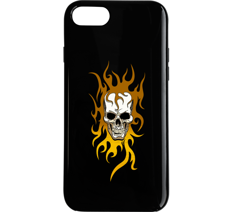 Cool Tribal Skull Fire Biker Rock Mma Boxing Phone Case Cool Tribal Skull Fire Biker Rock Mma Boxing Phone Case