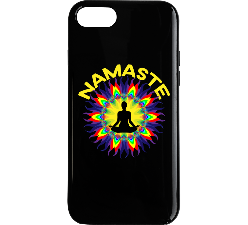 Namaste Yoga Gym Workout Fitness Phone Case Namaste Yoga Gym Workout Fitness Phone Case