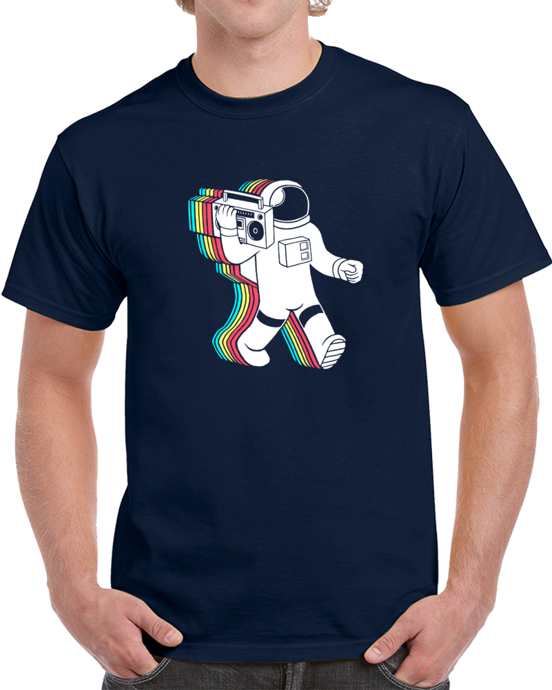Astronaut Cool Music Old School Retro Parody Music Cool T Shirt Astronaut Cool Music Old School Retro Parody Music Cool T Shirt