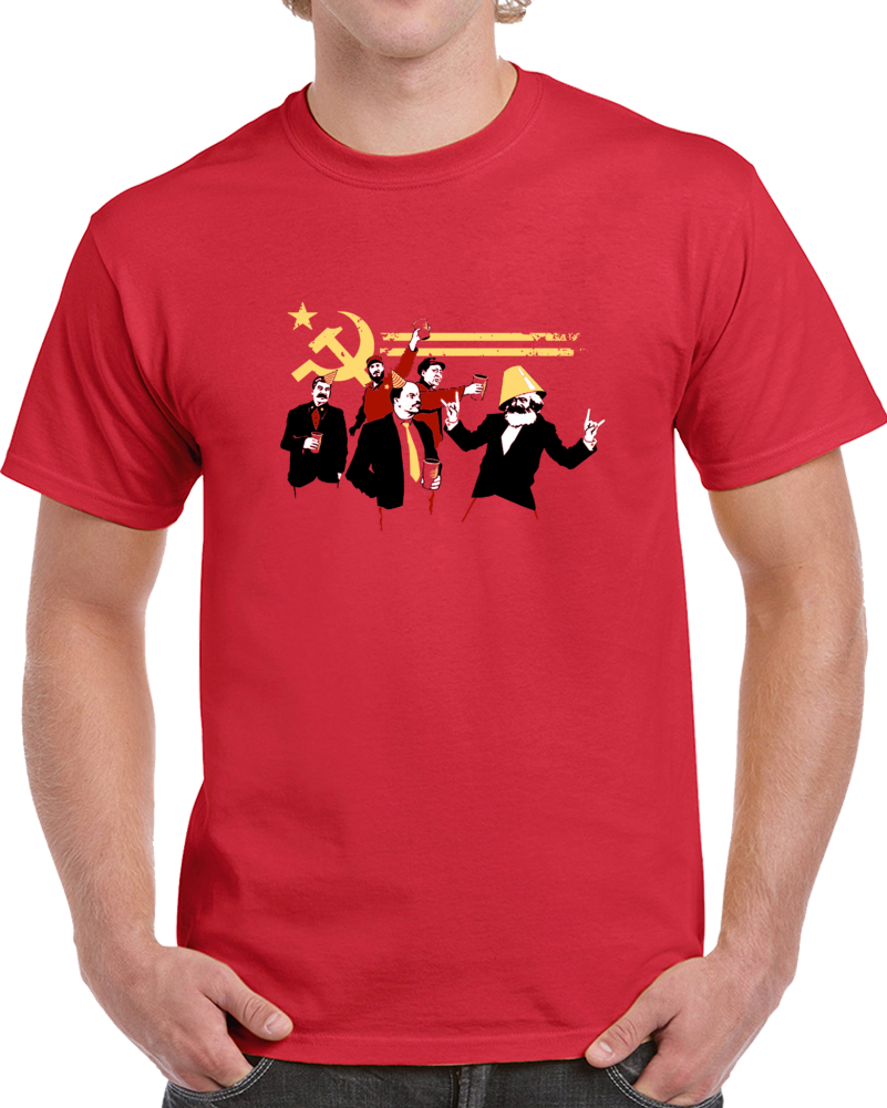 Communist Party Funny Russia China Retro Vintage Parody Cool T Shirt Communist Party Funny Russia China Retro Vintage Parody Cool T Shirt