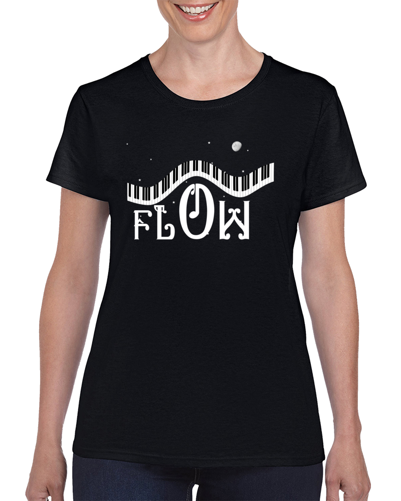 Flow Piano Yoga Music Stars Moon Life Cool T Shirt Flow Piano Yoga Music Stars Moon Life Cool T Shirt