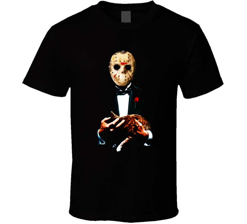 Jason Corleone Godfather Friday 13th Parody Funny Fan Movie T Shirt Jason Corleone Godfather Friday 13th Parody Funny Fan Movie T Shirt