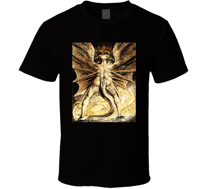 The Great Red Dragon Woman Clothed In Sun Painting William Blake T Shirt The Great Red Dragon Woman Clothed In Sun Painting William Blake T Shirt