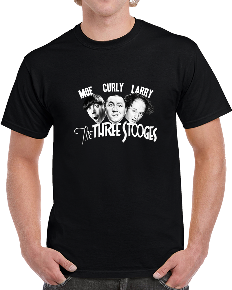 The Three Stooges Curly Larry Moe Funny Classic Movie Fan T Shirt The Three Stooges Curly Larry Moe Funny Classic Movie Fan T Shirt