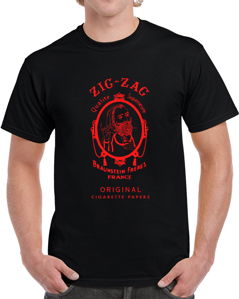 Zig Zag Rolling Papers Smoking Trending Cool Marijuana T Shirt Zig Zag Rolling Papers Smoking Trending Cool Marijuana T Shirt