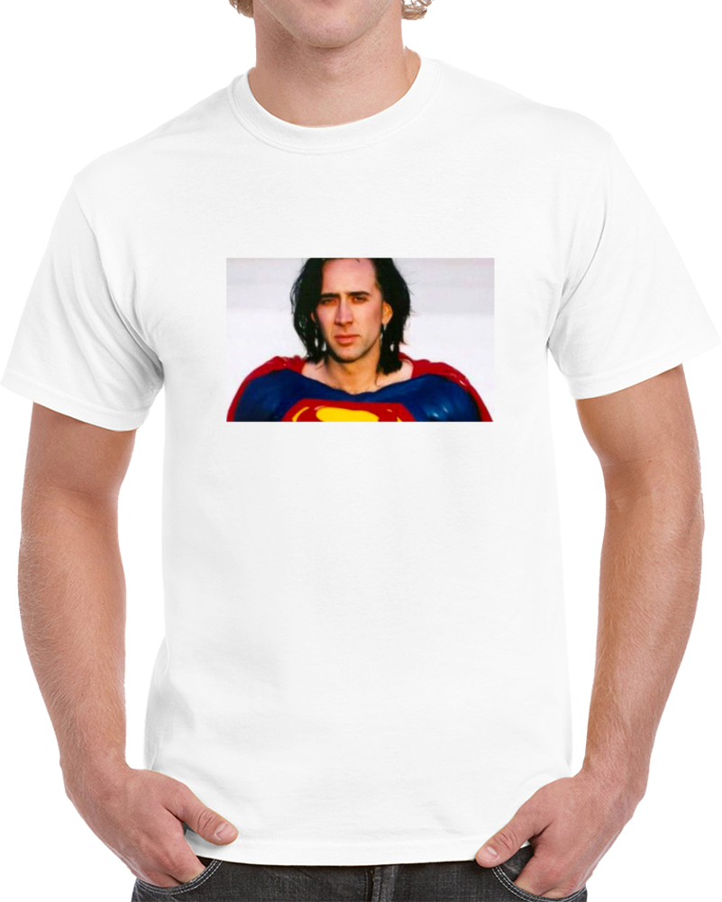 Nicolas Cage Fan Superman 90s Funny T Shirt Nicolas Cage Fan Superman 90s Funny T Shirt