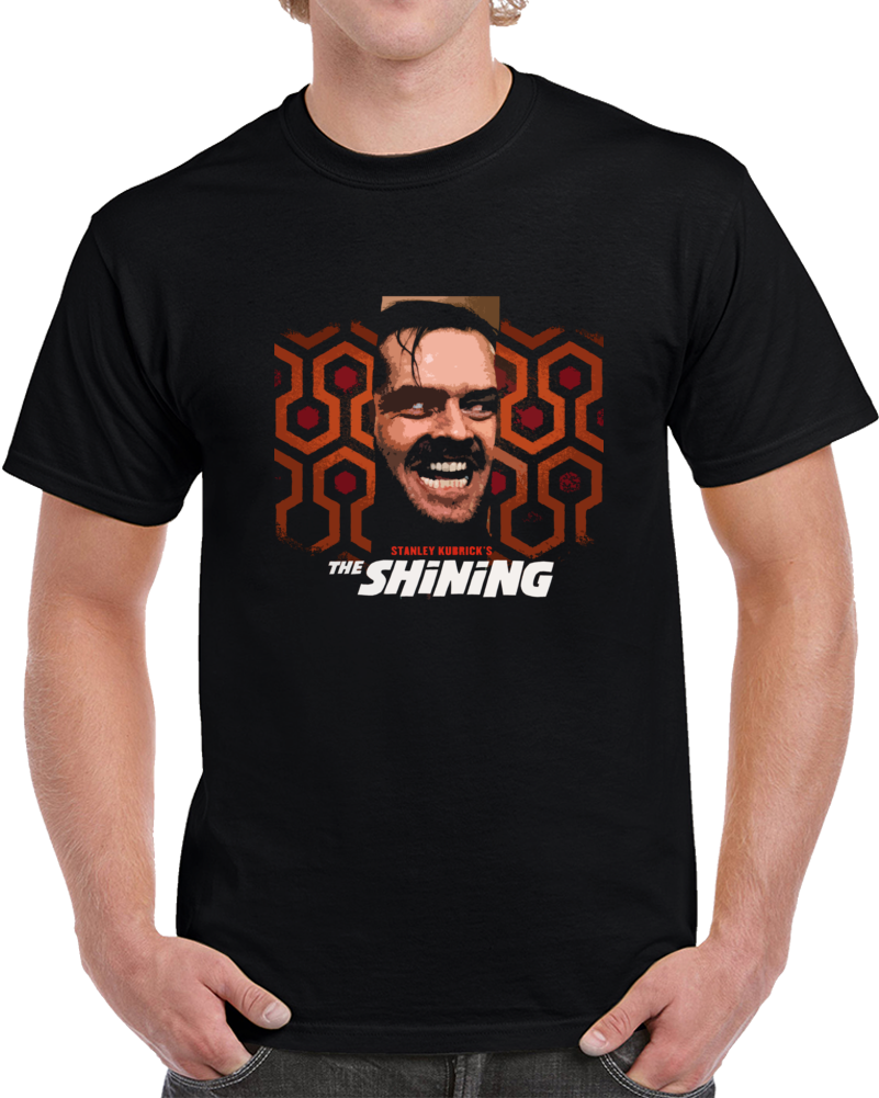 The Shining Kubrick King Nicolson Hee's Johnny Classic 70s Movie T Shirt The Shining Kubrick King Nicolson Hee's Johnny Classic 70s Movie T Shirt