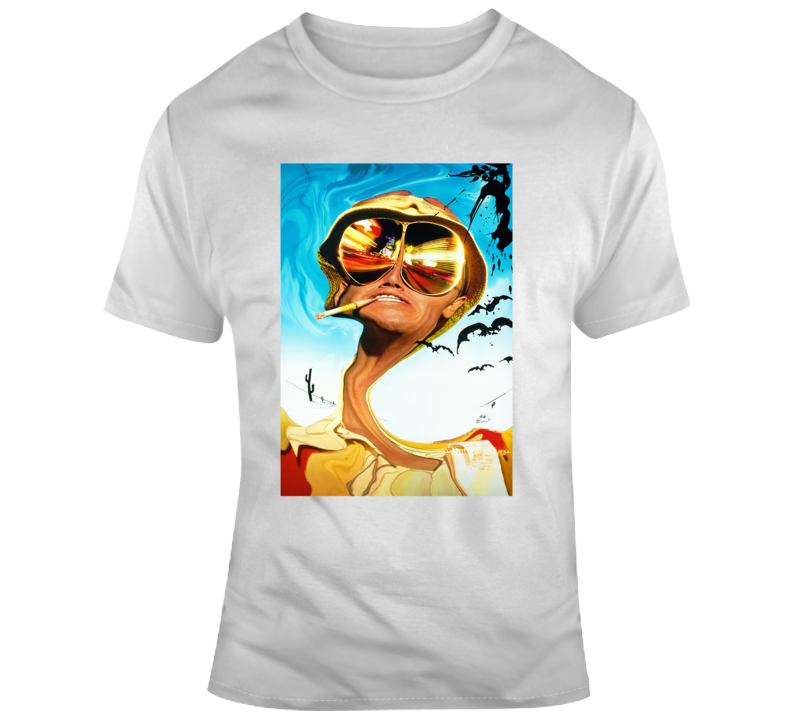 Fear And Loathing In Las Vegas Movie Poster Fan T Shirt Fear And Loathing In Las Vegas Movie Poster Fan T Shirt