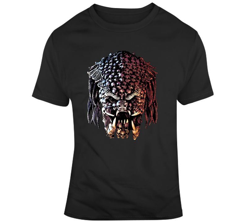 Predator Movie Alien Black Skulls Sci Fi Fan T Shirt Predator Movie Alien Black Skulls Sci Fi Fan T Shirt