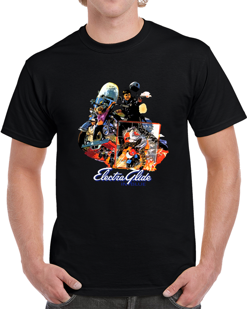 Electric Glide In Blue 70s Cult Movie T Shirt All Colors Sizes Electric Glide In Blue 70s Cult Movie T Shirt All Colors Sizes