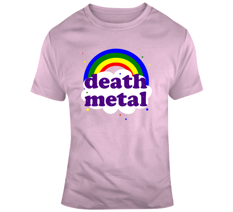 Death Metal Fan Heavy Rock Guitar Rainbow Loveparody T Shirt All Styles Sizes Colors Death Metal Fan Heavy Rock Guitar Rainbow Loveparody T Shirt All Styles Sizes Colors