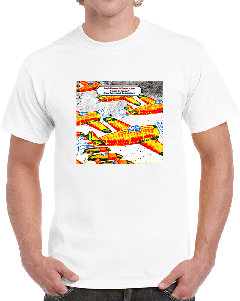 Faces Coast To Coast Retro Album Cover Fan T Shirt Faces Coast To Coast Retro Album Cover Fan T Shirt
