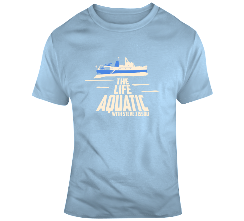 The Life Aquatic With Steve Zissou Funny Sea Boat Fan Movie T Shirt The Life Aquatic With Steve Zissou Funny Sea Boat Fan Movie T Shirt